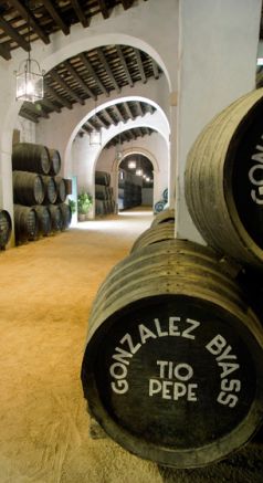 Interior of Gonzalez Byass´s winery