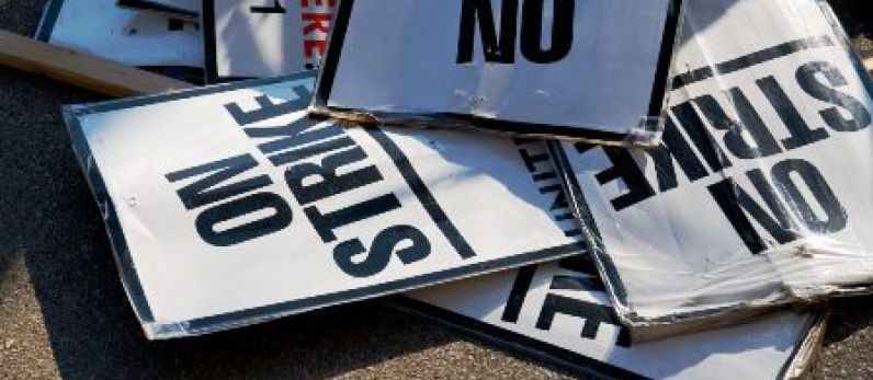Workers strike at LVMH and Pernod Ricard Champagne houses.