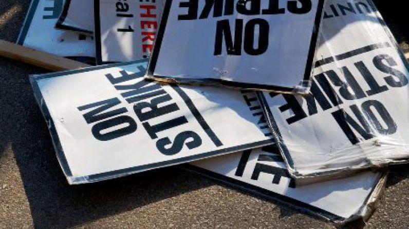 Workers strike at LVMH and Pernod Ricard Champagne houses.