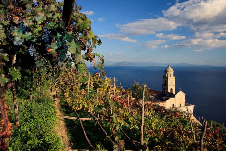 View of Campania, in the Amalfi Coast (Italy)