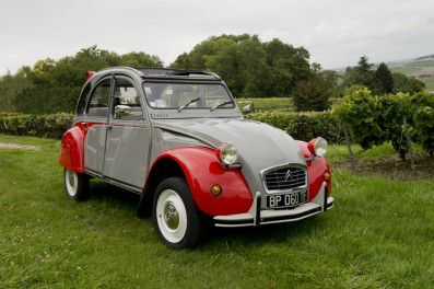 The 2CV in which we took our excursion up to Rilly-la-Montagne