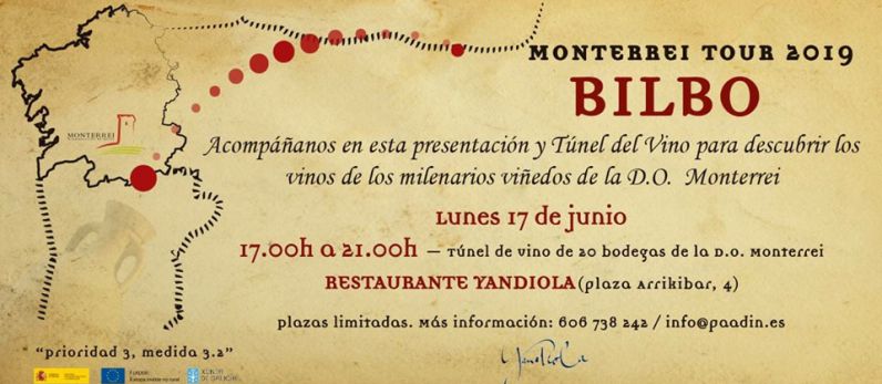 Los vinos de la D.O. Monterrei viajan a Bilbao.