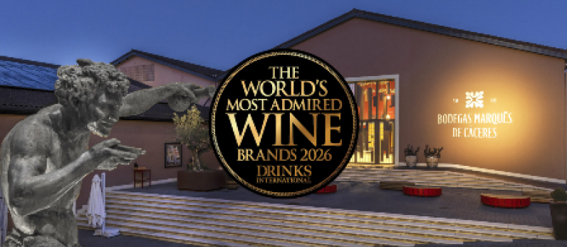 Bodegas Marqu&eacute;s de C&aacute;ceres, entre las 25 marcas de vino m&aacute;s admiradas del mundo, seg&uacute;n Drinks International.