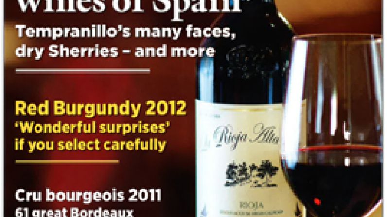 Gran Reserva 890 de 1998, portada en Decanter