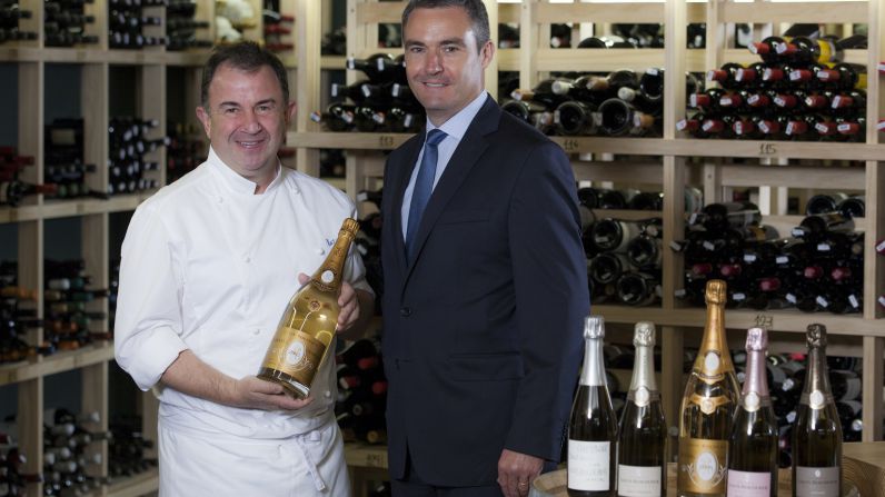 Martin Berasategui y Louis Roederer, la unión de dos grandes figuras gastronómicas.