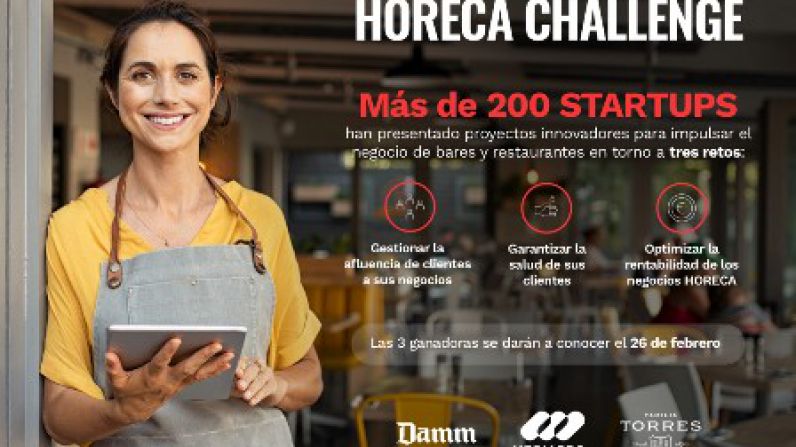 Mediapro, Damm y Familia Torres anuncian las startups finalistas de Horeca Challenge.