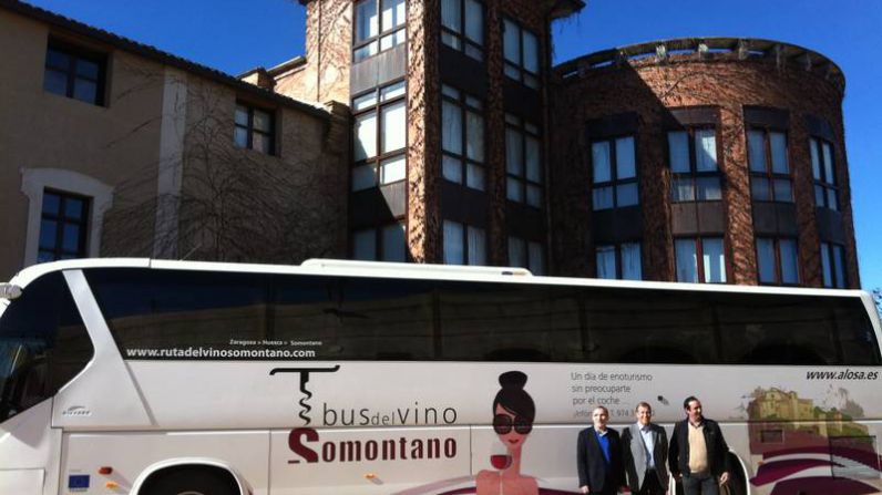 El bus del vino unirá Barcelona con la oferta enoturística del Somontano