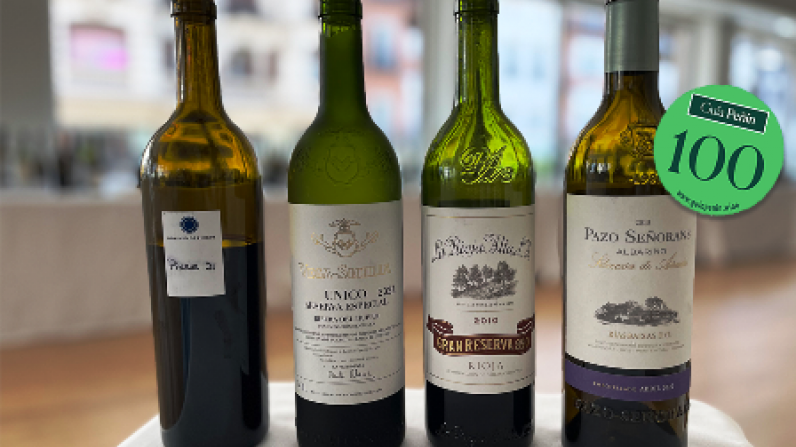 Guía Peñín concede los 100 puntos a cuatro vinos.
