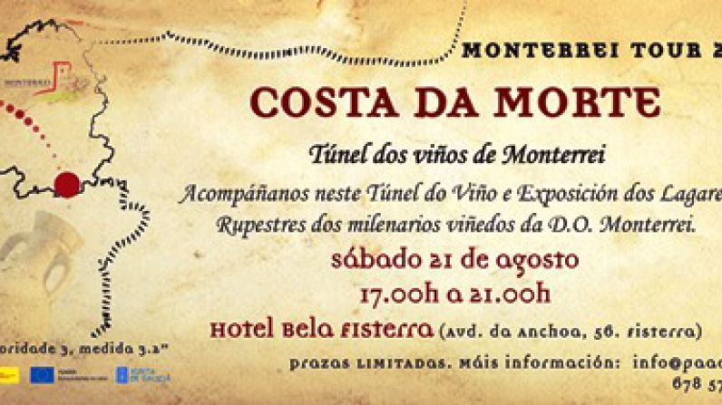 La D.O. Monterrei promueve un Túnel del Vino en Fisterra