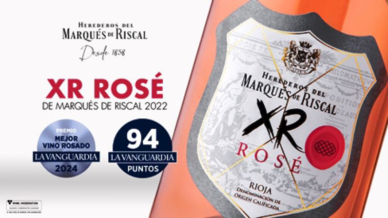 La Guía de Vinos 2024 de La Vanguardia corona a XR Rosé 2022.
