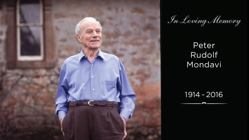 Muere Peter Mondavi, la Leyenda del Valle de Napa