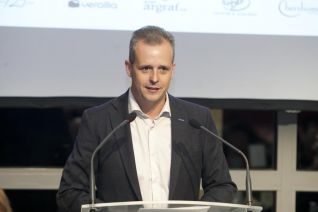 Iñigo Torres, gerente de la ADT Barrio de la Estación durante la presentación