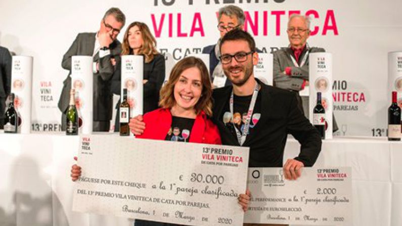 Una pareja de Barcelona, otra de Madrid y una francesa ganan el 13º Premio Vila Viniteca de Cata Por Parejas.