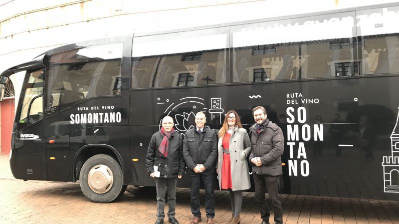 Itinerarios 2018 para el Bus del Vino desde Zaragoza y Huesca, y una nueva ruta desde Lérida, Binéfar, Monzón y Barbastro.