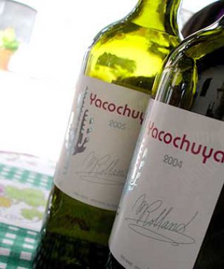 Botellas de la Bodega Yacocucha